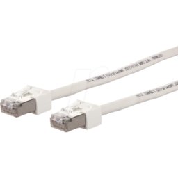 METZ CONNECT BTR 13084U1088-E - Cable de conexión RJ45 Cat.6 S/FTP 1 m blanco