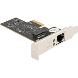 DELOCK 81260 - Tarjeta PCI Express x1 a 1 x RJ45 5 Gigabit LAN