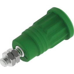 ELECTRO PJP PJP 3285-V - Casquillo de seguridad, 4 mm, M4, verde