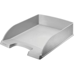 LEITZ 52270084 - Cesta para cartas a4 Standard Plus, plateada