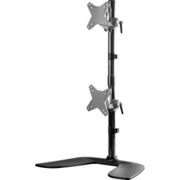 STARTECH.COM ST ARMDUOVS - Montaje vertical de doble monitor, monitores de hasta 27