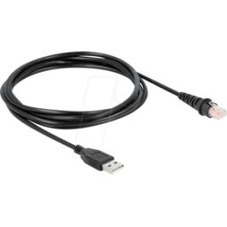 DELOCK 90598 - Lector de códigos de barras, cable, USB, recto, 1,5 m