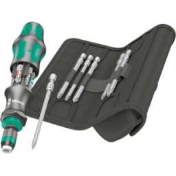 WERA 05051017001 - Juego de destornilladores, Tool Finder 2 con bolsa, 13 piezas