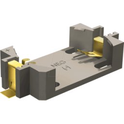 KEYSTONE 1052 - Soporte de pilas de botón para 1 diámetro de 24 mm