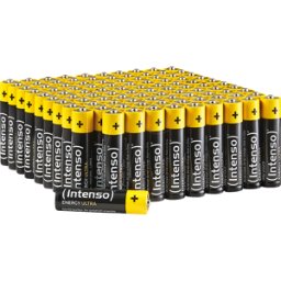 INTENSO 100X AAA - Pila alcalina, AAA (Micro), paquete de 100