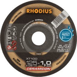 RHODIUS RHO 210226 - Hoja, acero inoxidable, 230 mm, 1,9 mm, XT100, 22,23 mm