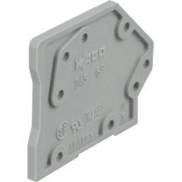 WAGO 745-300 - Placas de terminación, con posibilidad de aplicar la rasq