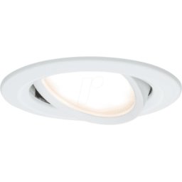 PAULMANN PLM 93484 - Luminaria empotrada led NOVA 1 x 6,5 W, 2700 K, blanco mate