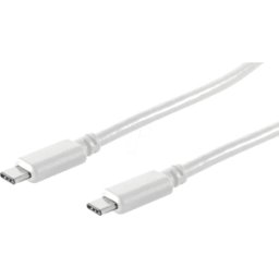 SHIVERPEAKS SHVP BS1345156 - Cable USB 3,1 C macho > C macho blanco 1,5m