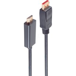SHIVERPEAKS SHVP BS10-71055 - Cable DisplayPort 1,4, DP-HDMI, 4K60Hz, 5,0m