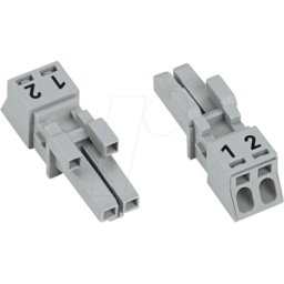 WAGO 890-242 - Conector hembra WINSTA® mini, 2 polos