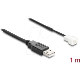 DELOCK 91231 - Cable de ventilador USB 2.0 Tipo-A macho a conector de ventilado
