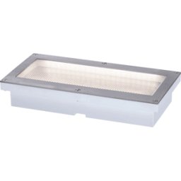 PAULMANN PLM 94239 - Luz solar LED, luz de piso empotrada, plata, IP67