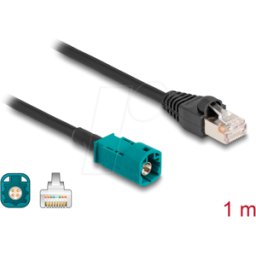 DELOCK 90698 - Cable RF, enchufe HSD Z a enchufe RJ45