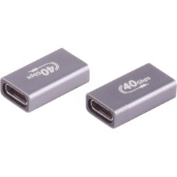 SHIVERPEAKS SHVP BS13-60003 - Adaptador USB 4.0 C hembra > hembra, metal