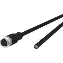 METZ CONNECT MC 142MGA20010 - Cable de sensor, M12, 5 polos, KU > extremo abierto, 1 m