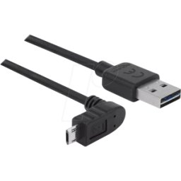DELOCK 85561 - Cable EASY-USB 2.0 Tipo-A macho > EASY-USB 2.0 Tipo Micro-B mach