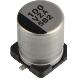 PANASONIC EEHZA 100U 35A - SMT híbrido de polímeros ELKO, 100 microF, 35 V, 8