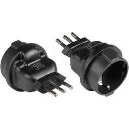 GOOD CONNECTIONS GC PA-6502S - Adaptador de red, conector de TI, tipo L, F, negro