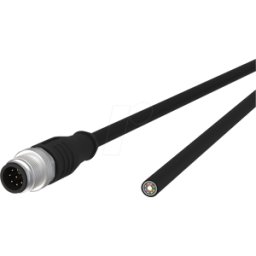 METZ CONNECT MC 142MHA10020 - Cable de sensor, M12, 8 polos, ac > extremo abierto, 2 m