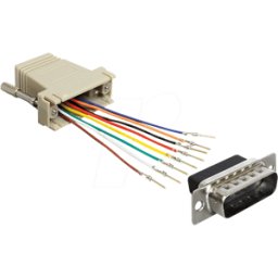 DELOCK 65432 - Adaptador Sub-D de 15 patillas ud > RJ45 BU. Kit de montaje