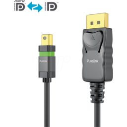 PURELINK PURE ULS2400-010 - MiniDP 1,2 a DP 1,2, Ultimate Series, negro, 1,0 m..