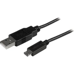 STARTECH.COM ST USBAUB3MBK - Cable de sincronización y carga, USB-A > Micro-B, 3 m, ne