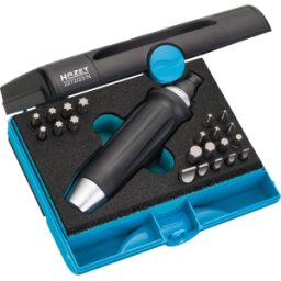 HAZET HZ 2272/23N - Destornillador de impacto de punta, 23 piezas