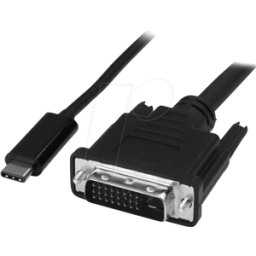 STARTECH.COM ST CDP2DVIMM1 - Cable USB-C macho > DVI macho, WUXGA, 1 m..
