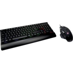 INTER-TECH IT88884129 - Combinación teclado/ratón, USB, RGB, juegos, DE