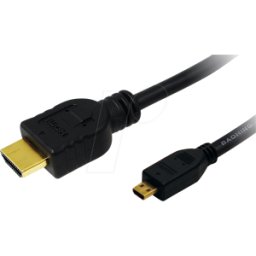 LOGILINK CH0030 - HDMI Micro-D uds. > HDMI a ud., 4K a 30 Hz, 1,0 m
