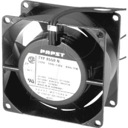 EBM-PAPST PAPST 8550 N - Ventilador axial, 80 x 80 x 38 mm, 230 V CA, rpm: 2700