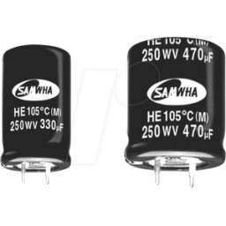 SAMWHA HE1J688M30050 - Elko, radial, 6800 micras, 63 V, 105°, complemento
