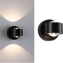 PAULMANN PLM 71290 - Lámpara de pared inalámbrica Zorik, 2,2 W, 2700 K, regulable, IP