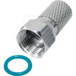 MAXTRACK MATR FFZL0IDL - Twist-on F-plug, para cable de antena de Ø 7,4 mm