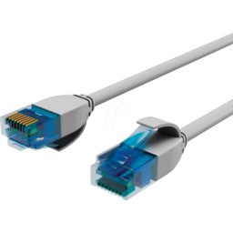 SHIVERPEAKS SHVP BS08-22020 - Cable de conexión Cat.6 U/UTP SLIM, gris 1,0m