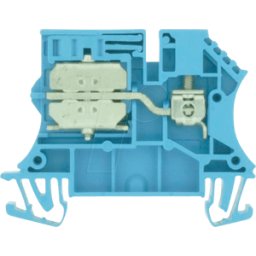 WEIDMÜLLER WNT 4 10X3 - Bloque de terminales con aislador Klippon® Connect, serie W azul