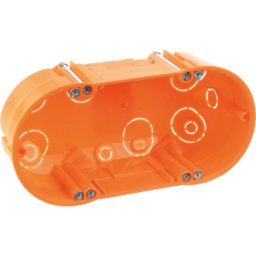 KAISER 9062-02 - Caja de conexión para aparatos dobles para pared hueca, c