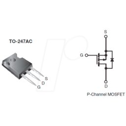 VISHAY IRFP 9140 - MOSFET, P-Ch, -100V -21A 0,2R, TO-247AC