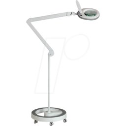 LUMENO 61597213G - Lámpara de aumento, LED, lente de cristal auténtico, 3 dioptrías