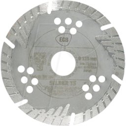 EGB 752630 - Disco de corte de diamante 115 mm "plateado TS