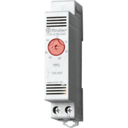 FINDER FIN 7T.81.2401 - Termostato, 1 N/C, 10 a, de -20 a +40 °C.