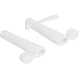 DELOCK 64205 - Funda guardapolvo, conector USB-C y Lightning blanco