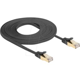 DELOCK 80328 - Cable de red plano RJ45 Cat.6A S/FTP 5 m