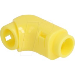DELOCK 88123 - Protector de cable, adaptador de 90°, 8 piezas, amarillo