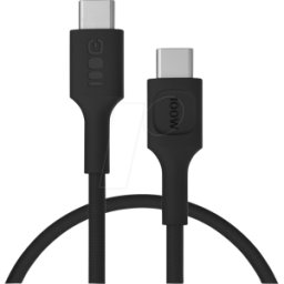 GREEN CELL GC KAB100PS30PB - Cable de datos/carga USB C-plug > C-plug, 100 W, 0,3 m, negro