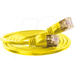SLIM SL6 1 GE - Cat.6 Cable ligero DELGADO U/FTP 1,0 m amarillo