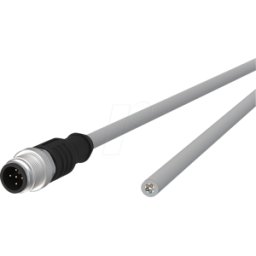 METZ CONNECT MC 142MJA10100 - Cable de sensor, M12, 5 polos, ac > extremo abierto, 10 m