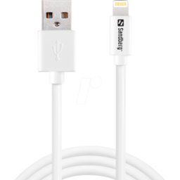 SANDBERG 340-75 - Cable de sincronización y carga, USB-A > Lightning, 1,0 m