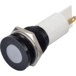 APEM APM Q16F1B W24E - Lámpara de señalización LED, blanca, 24 V,